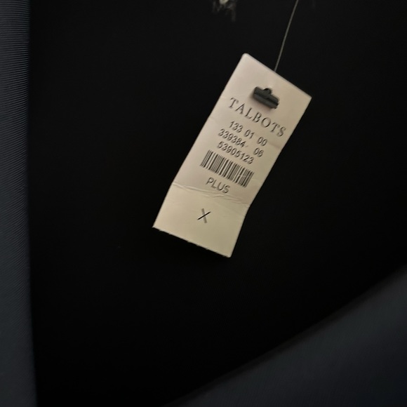 NEW Talbots Dark Navy Blue Sheath Dress Plus Size 0X XL Extra Large Plus SZ - Picture 4 of 8